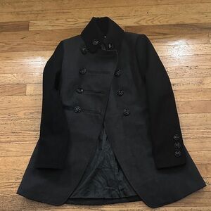 American Rag Black Double-Breasted Coat